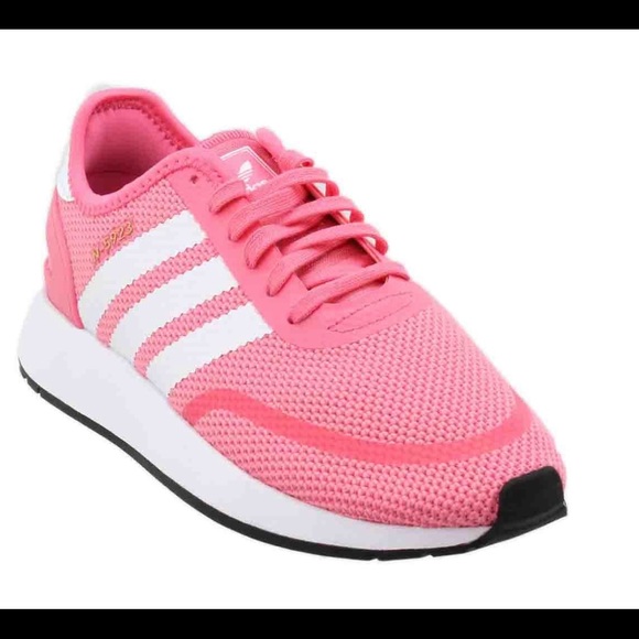 adidas pink mesh shoes